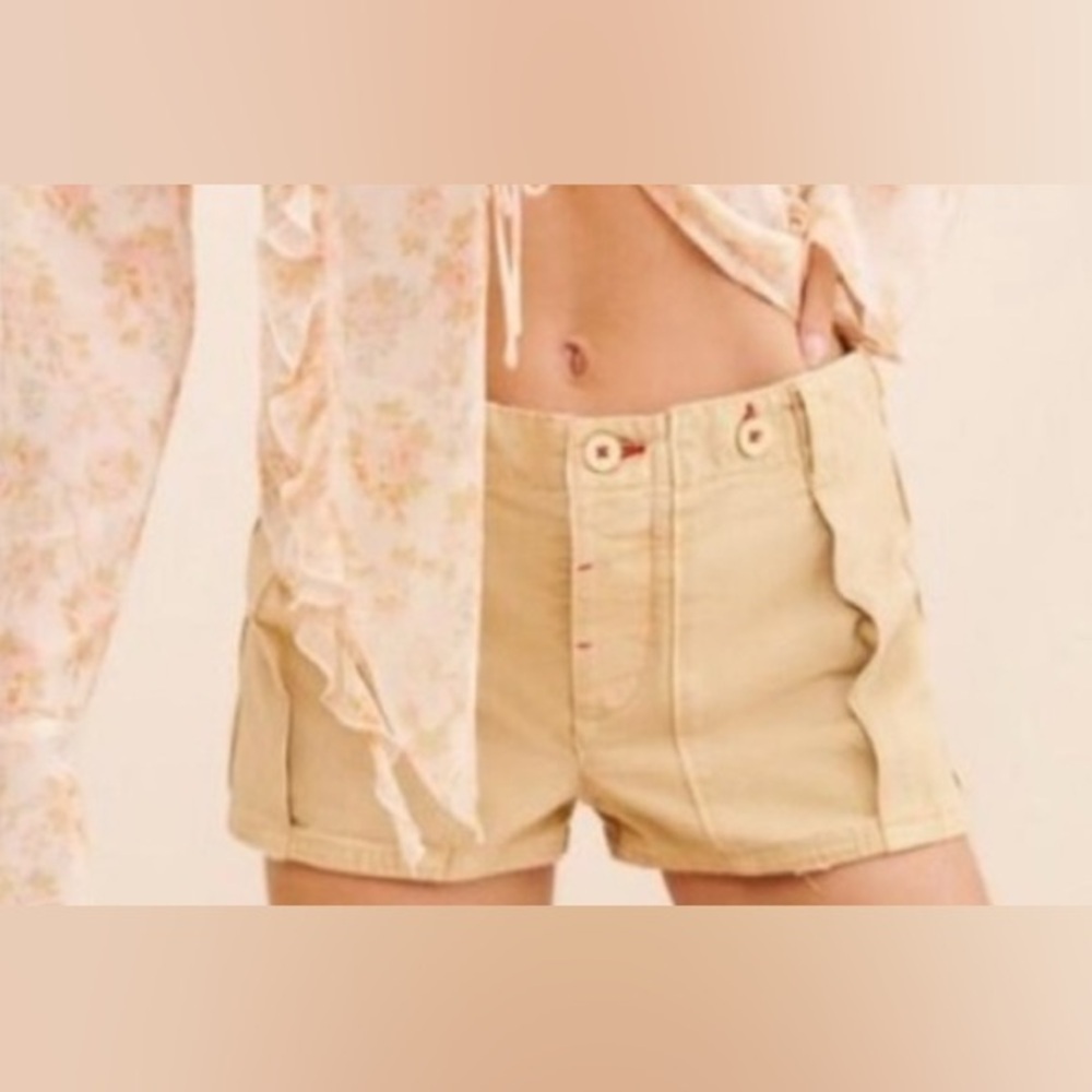 Free People All Yours Micro Shorts. NWOT chamois - Picture 4 of 13
